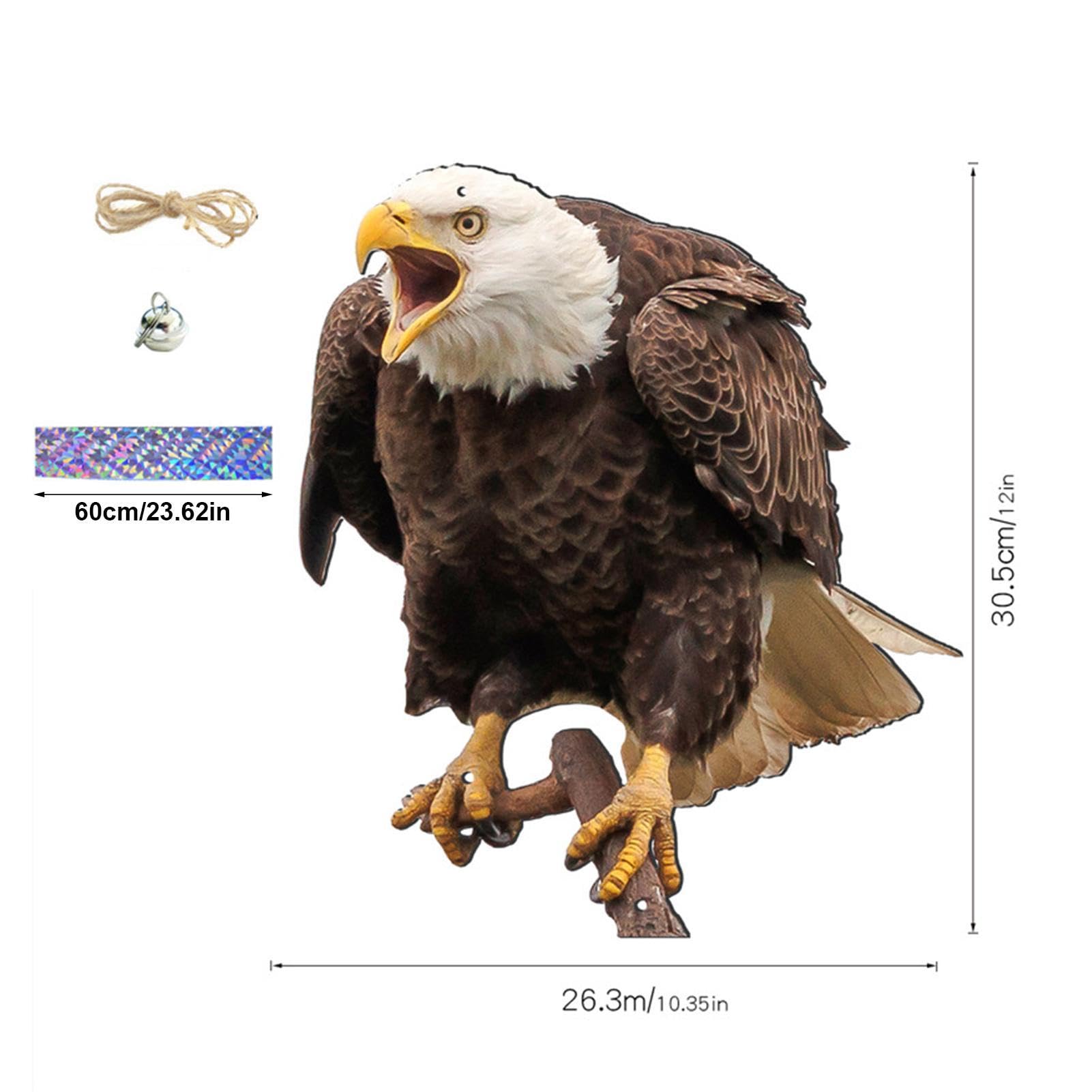 はげ鷹 楽天市場】鳥よけ 鳥追い暴れん坊タカ K-901( ベランダ 鳥よけ